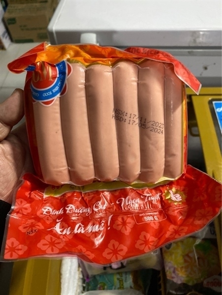 XÚC XÍCH CHIÊN GIANG MINH 500G