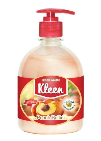Sữa rửa tay Kleen Hương đào 500ml Kleen hand sanitizer peach flavor 500ml