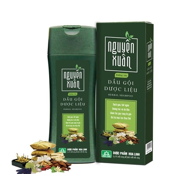 Dầu Gội DL Nguyên Xuân Dưỡng Tóc 200ml Xanh