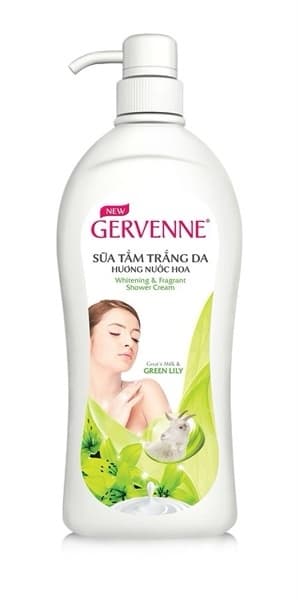 Sữa Tắm Trắng Da Hương Nước Hoa Gervenne 450g